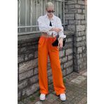 Madmext MG1778 Turuncu Kadın Pantolon