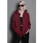 Madmext MG1900 Bordo Kadın Sweatshirt