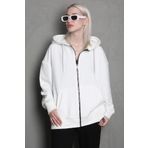Madmext MG1900 Ekru Kadın Sweatshirt