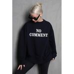 Madmext MG1902 Siyah Kadın Sweatshirt