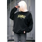 Madmext MG1922 Siyah Kadın Sweatshirt