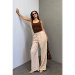 Madmext MG1982 Beyaz Kadın Pantolon