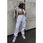 Madmext MG290 Mad Girls Beyaz Kadın Eşofman