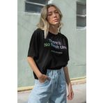 Madmext MG946 Mad Girls Siyah Kadın T-shirt