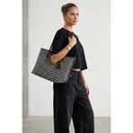 Madmext Michelle Siyah Monogram Omuz Çantası MG2838