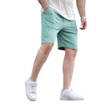 Madmext Mint Yeşili Erkek Basic Şort 6528,Mint Yeşili L