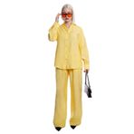 Madmext Sarı Basic Kadın Gömlek Pantolon İkili Takım Mg2352,Sarı S