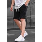 Madmext Siyah Basic Erkek Şort 6505,Siyah S