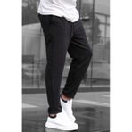 Madmext Siyah Basic Waffle Kumaş Erkek Pantolon 6509-siyah Siyah