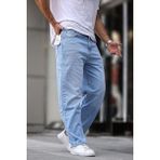 Madmext Siyah Erkek Yıkamalı Baggy Jean 7216