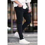 Madmext Siyah Likralı Slim Fit Erkek Jean Pantolon 6302