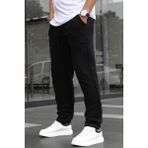 Madmext Siyah Müslin Kumaş Erkek Basic Pantolon 6507 Yüksek Bel Dar Kesim Günlük Kullanım İçin - -- - XL