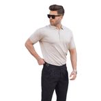 Madmext Taş Rengi Erkek Polo Yaka Düz Tişört 6878,Taş Rengi L
