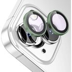MADNOVA Apple iPhone için Kamera Koruyucu Alüminyum Alaşım Çerçeveli Tempered Glass iPhone Kamera Lens Koruyucu (YEŞİL, iPhone 11/12/12 Mini)