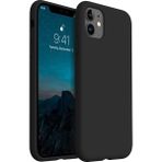 MADNOVA iPhone 11 Ile Uyumlu Lansman Kılıf Ince Sıvı Silikon 3 Katmanlı Tam Kaplamalı Yumuşak Jel Kauçuk Tel