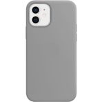 MADNOVA iPhone 11 İle Uyumlu Lansman Kılıf İnce Sıvı Silikon 3 Katmanlı Tam Kaplamalı Yumuşak Jel Kauçuk Telefon Kılıfı (Gri)