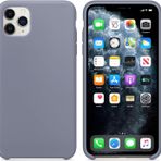 MADNOVA iPhone 11 Pro İle Uyumlu Lansman Kılıf İnce Sıvı Silikon 3 Katmanlı Tam Kaplamalı Yumuşak Jel Kauçuk Telefon Kılıfı (Gri)