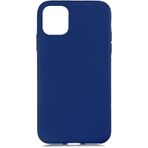 MADNOVA iPhone 11 Pro İle Uyumlu Lansman Kılıf İnce Sıvı Silikon 3 Katmanlı Tam Kaplamalı Yumuşak Jel Kauçuk Telefon Kılıfı (lacivert)