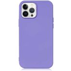 MADNOVA iPhone 11 Pro İle Uyumlu Lansman Kılıf İnce Sıvı Silikon 3 Katmanlı Tam Kaplamalı Yumuşak Jel Kauçuk Telefon Kılıfı (lila)