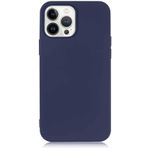 MADNOVA iPhone 12/12 Pro İle Uyumlu Lansman Kılıf İnce Sıvı Silikon 3 Katmanlı Tam Kaplamalı Yumuşak Jel Kauçuk Telefon Kılıfı (lacivert)