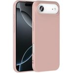 MADNOVA iPhone 17 Air İle Uyumlu Lansman Kılıf İnce Sıvı Silikon 3 Katmanlı Tam Kaplamalı Yumuşak Jel Kauçuk Telefon Kılıfı (Pembe)