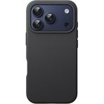 MADNOVA iPhone 17 Pro Max İle Uyumlu Lansman Kılıf İnce Sıvı Silikon 3 Katmanlı Tam Kaplamalı Yumuşak Jel Kauçuk Telefon Kılıfı (Siyah)
