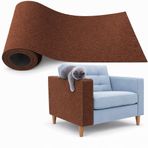 MADPET Kedi Tırmalama Matı Yapışkanlı - Keçe Tırmalama Pedi 100x30 cm - Duvar Koltuk Zemin Koruyucu - Tırnak Bakım Ürünü - Kaymaz Dayanıklı Uzun Ömürlü Evcil Hayvan Aksesuarı (Kahverengi)