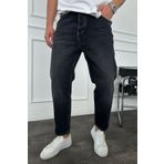 MADZEYMODA Boyfriend Kalıp Erkek Füme Renk Jean Kot Pantolon