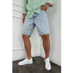 MADZEYMODA Erkek Açık Mavi Jean Şort