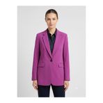 MAESTRO WOMAN Kadın Mor Astarlı Süs Cepli Blazer Ceket
