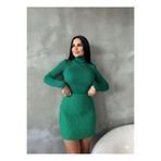 MAESTRO WOMAN Kadın Zümrüt Yeşil Tüvit Mini Etek