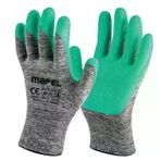 Mafel 080 1-2 Yeşil Kırışık Latex Eldiven