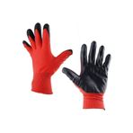 Mafel Eli Nitril 007 Iş Eldiveni No:10 XL 12 Adet Kırmızı-Siyah