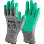 Mafel Mf-80 Yeşil Lateks Camcı İş Güvenlik Eldiven 1 Çift - Paket