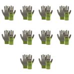 Mafel Mf-82/83 Pütürlü Neon Yeşil Lateks İş Güvenlik Eldiven - 10/Xl - 10 Çift - Paket