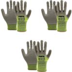 Mafel Mf-82/83 Pütürlü Neon Yeşil Lateks İş Güvenlik Eldiven - 10/Xl - 3 Çift - Paket