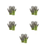 Mafel Mf-82/83 Pütürlü Neon Yeşil Lateks İş Güvenlik Eldiven - 10/Xl - 5 Çift - Paket