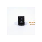 Maflen Aç/kapa 1/0 Bas/çek Yaylı Siyah Buton Anahtar Tip70-s3269 1 Adet