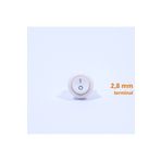 Maflen Aç/kapa 1/0 Çıtçıt Beyaz Mini Yuvarlak Anahtar Tip42-s3241 1 Adet