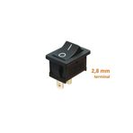 Maflen Aç/kapa 1/0 Çıt/çıt Siyah Kare Mini Anahtar Tip02-s3201 1 Adet