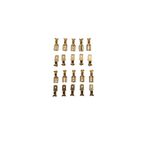 Maflen Geniş Tip 6,3mm Kablo Ucu Soket Fiş Dişi ve Erkek Set Paket Içeriği: 10 Dişi Ve 10 Erkek