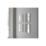 MAFRA Kare Boy Aynası 4 Parçalı 30x23 Cm, Boy Aynası, Parça Ayna, Gümüş Ayna, Banyo Aynası, Antre Aynası