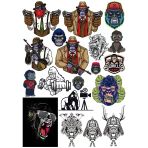 Mafya Goril Sticker Set 1 18 Parça Telefon, Tablet, Defter, Laptop Sticker