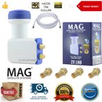 Mag 2'li Philips Chip'li Lnb + 30 M Mag Anten Kablosu