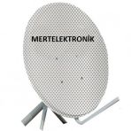 Mag 90 Cm Uydu Anten Kalın Saç Vz-Y 0,60 Mm, Delikli Ofset Beyaz Çanak Anten