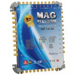 Mag Platinum Mp 10/20 Multiswitch - 10 Giriş 20 Çıkışlı Merkezi Uydu Santrali Hybrid 4K Ve 3D Destekli