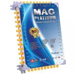 Mag Platinum Mp 10/64 Multiswitch - 10 Giriş 64 Çıkışlı Merkezi Uydu Santrali Hybrid 4K Ve 3D Destekli