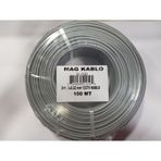 Mag R-100 2+1 2x0.22 mm 100 m CCTV Kamera Kablosu