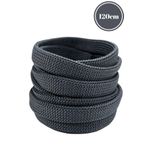 Mag Shoes Care Antrasit Ütülü Spor Ayakkabı Bağcığı. 120cm. 1 Çift. 2 Adet.