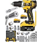 Mager 6.0 Ah Ve Üstü Şarjlı Akülü Vidalama Matkap Full +Gator 3 Lü Set Video Izleyiniz 58 Volt Darbesiz Ş
